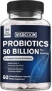 Probiotiki 50 milijard, 23 sevi z organskimi prebiotiki, digestivna in imunska podpora, zamrzovanje, odloženo sproščanje, boljši od ducata jogurtov, 60 veganskih kap
