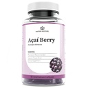 Narava Reserve Organic Acai Berry dodatek, zamrzovanje posušeno, 90 Acai Berry kapsule, Non GSO, Gluten Free, Vegan