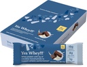 Fx Yes Whey Bar - 15g Whey Protein Bar s kreatinom za podporo mišic, energije in maksimalne zmogljivosti - 1g sladkorja + 4g neto ogljikovih hidratov - Soy-free čokolada Oat Milk Crisp Flavor Protein Prigrizek (12 Barov)