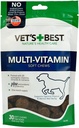 Vet's Best Multi-vitamin Soft Chew Dog dodatki - Vitamini za pse - Podpira Psi Fizično in duševno zdravje - 30 dnevna dobava