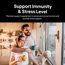 Podpora za možgane in živčne sisteme doktorja Morsa - podpora Imuniteta in stopnja stresa - Naturopath Oblikovan Nootropični dodatek - Ginkgo Leaf, Gotu Kola, Astragalus Root & Butchers Broom - 90 kapsul