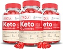 (3 Pack) Resnično Keto ACV Gumies Napredno Formula 1000MG Resnično Keto Gumies Apple Cider Viner Oblikovan z Granatni beet Juice v prahu B12 Vegan Non GSO 180 Gummys
