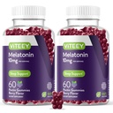 Viteey Melatonin Gummies 10mg - Spanje Gummies za odrasle Dodatna moč Melatonin - Vegan, brez GSO, brez glutena - 120 Število