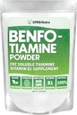 XPRS Nutra Benfotiamin v prahu (Thiamin) - Maščoba Topen srce Tiamin dodatek - Napredni vitamin B1 Benfotiamin za kognitivno povečanje - Vegan prijazno Benfotamin v prahu (4 Ounce)