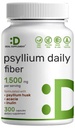 Psyllium Husk 1500mg na serviranje, 300 Kapsule – 3 v 1 Fiber dodatek z Inulin & Acacia Complex – Naravna topen Fiber, Podpira Prebavno zdravje – rastlinsko, ne-GMO