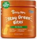 Zesty Paws Ostani zelene Bites za pse - Grass Burn mehke žveči za lawn spots, ki jih pes urin - z brusnice za urein Tract & Bladder - Chicken - 90 Count