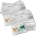 Vrečke za tablete - (Pack of 150) 3" x 2,75" - BPA Free, Poli vrečke za enkratno uporabo Zipper tablete Baggies, Daily AM PM Travel Medicines Organizator shranjevanje vrečke, Najboljši jasno ponovno uporabo z napisom oznake