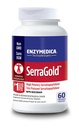 Enzymedica, SerraGold, visokopotezni dodatek serapeptaze encima, podpira dihanje, srce in imunske funkcije, 60 število