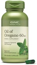 GNC Herbal Plus Oil of Origano 60mg dodatek, vegetarijanec, Podpira splošno dobro počutje, 100 Serving