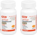 Rugby Ultra Jakost Simeticone Plin Relief 180 mg - Maksimalna olajšava za plin za odrasle - lahko pomaga pri simptomih flatulence, napihnjenosti, plinskih polnosti - 60 softgels (2 paket)