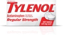 Tylenol Redna moč tablete s 325 mg acetatfena, znižanje zvišane telesne temperature in bolečine Reliever za glavobol, bolečine v hrbtu, bolečine v mišicah in menstrualne kratice, 2 paket