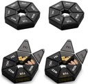 Tedenske tablete Organizator velike 7 dan tablete Box Organizator dnevno Medicina Primer za vitamin ribje olje tablete Dodatki Artritis Prijazno