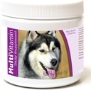 Zdrave pasme Sibirski Husky Multivitaminski za pse - Vet Priporočeni dnevni dodatek - Slanina arome - 60 Soft Chews