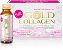 GOLD COLLAGEN Pure - Kolagen dopolnila za ženske in moške z Biotin za rast las, kožo in nohte - Proti gubam imunski sistem ojačevalec s hialuronsko kislino, vitamin C, B6 in cink, 1 Pack 10x50 ml
