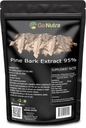 Go Nutra Pine Bark ekstrakt v prahu Standardizirano 95% Proanthocianidins Pine Bark Powder dodatek 8oz. Čisti ne-GMO Vegan