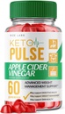 Rize laboratoriji Keto Pulse Gummies - Hujšanje dodatek organske sestavine Apple Cider Vinegar Napredno Active Keto in ACV Formula Plus Gomita (60 Gummies)