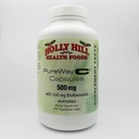 Holly Hill Health Foods, PureWay-C 500 MG s 100 MG Bioflavonoidi, pufer, 240 Vegetarijanske kapsule (8 Mesečna zaloga)
