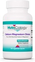 Nutriologija Kalcijev magnezijev citrat Dodatek - zdravje kosti, s kalcijevim citratom, čisto, dobro absorbirano, vegetarijanske kapsule - 100 Število
