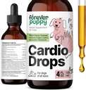 Večno Puppy Cardio Kapljice za pse - Podpora za srce za pse w/Hawthorn Berry & Matherwort Herb - Tekoči antioksidant dodatek w/Gotu Kola Leaves & Sivka Extract - 4 fl oz