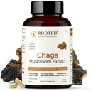 ROOTED Actives, Sibirski Chaga goba Extract, Certified Organic