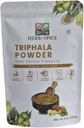 Triphala Powder Non GSO, Gluten Free, 100% Raw, Izvira iz Indije, Zeliščna Formula Amla, Haritaki, Bibhitaki, Packed v Reseable Zip Lock Pouch (227 Gram)