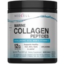 Neocell Marine Collagen s hialuronsko kislino, MSM in vitamin C, Keto Collagen dopolnila, za nego kože in skupno zdravje, Unflavored, Prašek, 7 oz, 1 Canister
