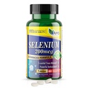 Amerika Medic & Science Selen 200 mcg (1 pakiranje po 60 tablet) Čisti prehranski dodatek za moške in ženske, Essential Trace Mineral in močan antioksidant Najboljši za imuno podporo in zdravje ščitnice
