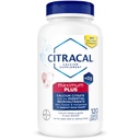 Citrakalni maksimum Plus, 650 mg kalcijev citrat, ki se zlahka absorbira in je dobro topen s 25 μg (1.000 i.e.) vitaminom D3, podporo za zdravje kosti, dodatek za kalcij za starost 12+, število 120 (Packaging May Vary)