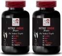 Ornitin alfa-ketoglutarat OKG - NITRIC OKSIDE BOOSTER - L-glutamin v prahu, Vadba vzdržljivost, dušikov oksid v prahu, Gym dodatek, energijsko dopolnilo, Vadba moč 2 steklenica 180 Tablete