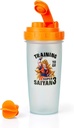 Dragon Ball Z Super Saiyan Goku Gym Shaker steklenica -20-ounce BPA-free plastična steklenica Blender z whisk žogo - Protein Shake, obrok Zamenjava, Smoothie Mixer - Gym Workout Accessory - Idealna darila DBZ