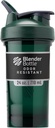 BlenderBottle Shaker serija Pro kot nalašč za beljakovinske pretrese in pred vadbo, 24-ounce, zelena