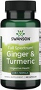 Swanson Full Spectrum Ginger & Kurkuma 60 kapsul