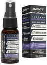 ONNIT Melatonin Support Support Spray, IGENTM Non-GMO Tested, sivkasta aroma, Podpora za spanje za odrasle, 3mg melatonin na Spray, 1 fl oz