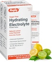 Rugby brez sladkorja Hidrating Elektrolitski prašk - pijača Mix Powder Packets s 5 vitamini - izboljšana hidracija - naravna limonska limonina aroma - 10 pack Packs - 0,45 Oz vsak (1 pakiranje)