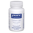 Čiste enkapsulacije Cortisol Calm - podpira zdravje in sprostitev kortizola - vsebuje Ashwagandha & L-Theanin - miren spanec - 60 kapsul