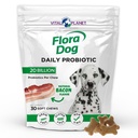 Vital Planet - Flora Dog Probiotics, Dog Chews dodatek z 20 milijardami kultur in 11 sevi, Imunska in prebavna podpora Žvečljivi probiotiki za pse, 30 Naravne slanine z okusom mehkih žvečil