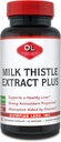 Olympian Labs Milk Thistle Extract Plus Encimi, Antioksidanti, Podpiranje zdravja jeter, 60 Vegetarian Caps