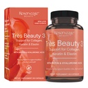 Rezerva Prehrana - Tres Beauty 3 - dodatek za rast las, nego kože in nohte - Kolagen dopolnilo s Keratin & Biotin - Gluten Free - 90 Kapsule (30 Serving)