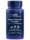Life Extension Super Selen Complex, 200 mcg – 3 oblike selena, vitamin E – celično zdravje in dolgoživost – Gluten-free, Non-GMO, Vegetarian, 1 na dan – 100 kapsul