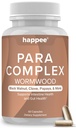 ParaComplex Črevesna garda za ljudi - para Purge Herbal Cleanse for Gut Health & Digestive Balance - z Wormwood, Black Walnut, Česen & Več - 60 kapsul