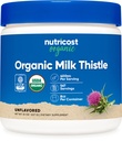 Nutricost Ekološka Mlečna os (Silybum Marianum) 8 oz na posodo (nearomatizirana) - Ne-GMO, Gluten-free