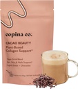 Copina Co. Cacao Beauty Vegan Colagen Boost Drink Mešanica: Na rastlinah osnovana kolagen podpora Smoothie Drink Vegan Creamy Mešanica 