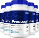 (5 Pakiranje) Prostosil Kapsule, Vse naravne Formula za zdravje prostate, Največja moč Zeliščni dodatek za nadzor in splošno zdravje, Prosto sil Vitamin tablete Uradni pregled (300 Kapsule)