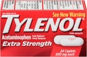 TYLENOL ekstra moč acetatfen 500 mg Caplets 24 vsak