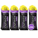 NewTrition® Extra Strength Energy Shots, 250mg Kofein Energy Shots z vitaminom B in aminokisline, Sugar-free Vitamin Energy Shot, 1.7 fl oz (Pack of 24, Grozdje)
