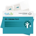 PatchAid D3/Calcium Topical Patch 30-dnevna dobava (paket z 2)