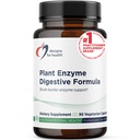 Designs for Health Plant Enzyme Digestive Formula - Vegetarian Digestive Enzymes Supplement - Gut Support with Hemicellulase, Protease + More - maj Podpora občasni plin + Bloating (90 kapsul)