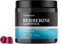 Berberine Gummies z Berberine HCL, Ceylon Cinamon & mleko Thistle za imuno in metabolizem podpora - Berry Cherry Flavor - 60 Count