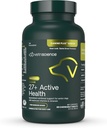 VetriScience Senior 27+ Aktivno zdravje Žvečljive tablete, Canine Plus Daily Multivitamin za starejše pse, Uravnoteženi vitamini, Minerali in antioksidanti, Staranje in Wellness Podpora, Veggie, 60 Število