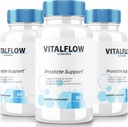 (3 paket) Kapsule VitalFlow, VitalFlow Advanced Prostate Support Formula, Uradna naravna formula za nadzor regain, tablete z največjo močjo za podporo Wellness, Vital Flow Reviews (180 kapsul)